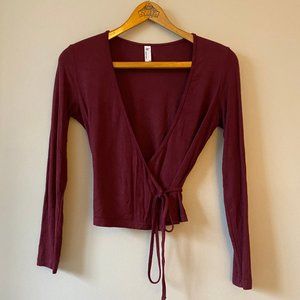 American Apparel Wrap Top